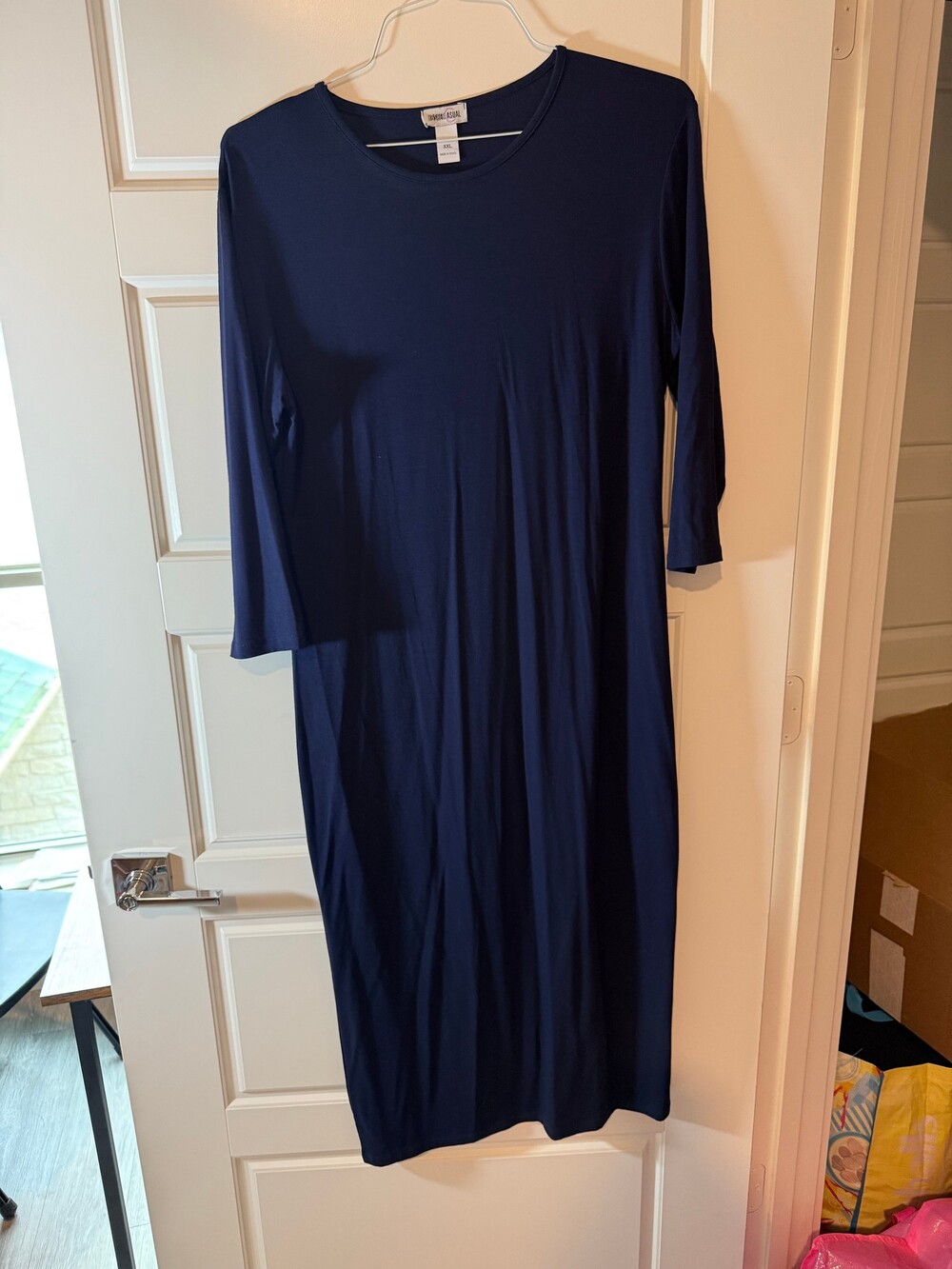 Kosher Casual Navy Maxi Dress XXL